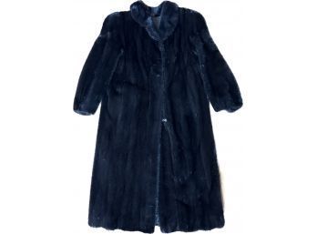 Black Mink Fur Coat