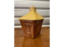 Vintage Pixie Elf School House Cookie Jar - Yellow