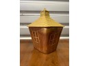 Vintage Pixie Elf School House Cookie Jar - Yellow