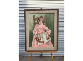Painting Of Young Girl By Rosemary Hawkinson