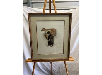 Border Collie And Sheep In Deep Snow Art Boyds Picture Frame Co And Gallery