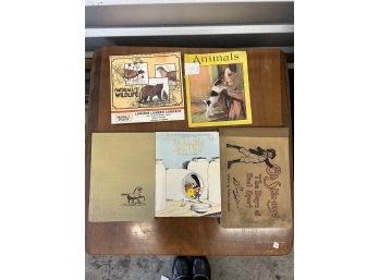 Antique / Vintage Books And Calendar - Cloth Book, Oh Skin-nay, Far Side And More