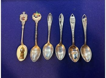 Sterling Silver Collectible Souvenir Spoons (#4)