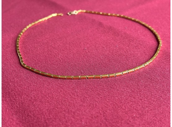 14K Gold Chain Necklace 16.5in