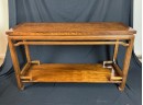 **$250 Reserve** Thomasville Mid Century Asian Inspired Entry Console Sofa Table