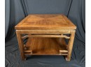 **$250 Reserve** Thomasville Mid Century Asian Inspired Side Table (#1)