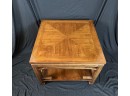 **$250 Reserve** Thomasville Mid Century Asian Inspired Side Table (#1)