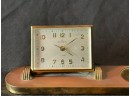 Vintage Rensie Alarm Germany Brass Desk Clock