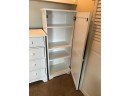 3 Piece White Dresser And Storage Cabinets Set