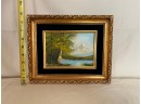 Small Vintage Original Painting Artist Signed From Robert Sills Gallery