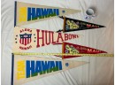 Vintage Pennant Flags And Hula Bowl Mug - Hawaii Assortment