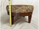 Mid Century Floral Asian Style Foot Stool