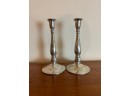 Royal Danish International Sterling Silver Pair Of Candlesticks Candle Holders