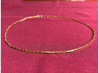 14K Gold Chain Necklace 19.25in