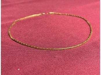 14K Gold Chain Necklace 17in