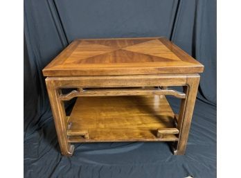 **$250 Reserve** Thomasville Mid Century Asian Inspired Side Table (#2)