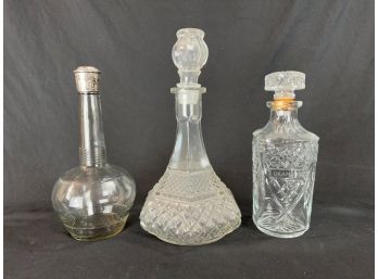 Trio Of Decanters - All Very Different Styles