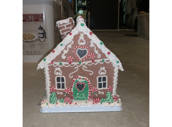 Peppermint Candy Themed Gingerbread House