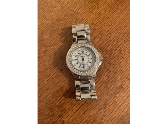 Womens Silver Toned Watch