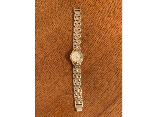 Womens Silver And Gold Tone Watch