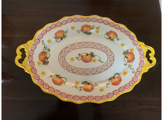 Temp-tations 'Old World' Festive Pumpkin Platter