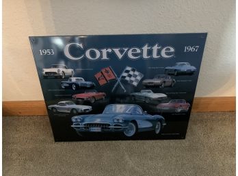 Metal Corvette 1953-1967 Sign