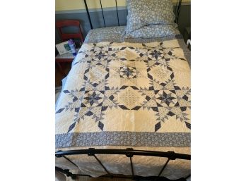 Blue And White Quilt