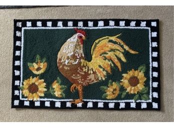 Rooster And Sunflower Rug
