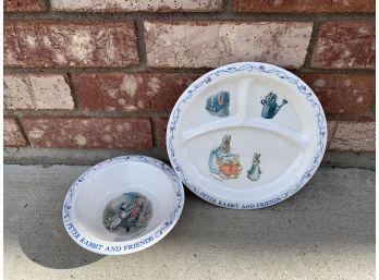 Eden Peter Rabbit And Friends Plate And Bowl