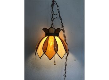 Stained Glass Swag Light