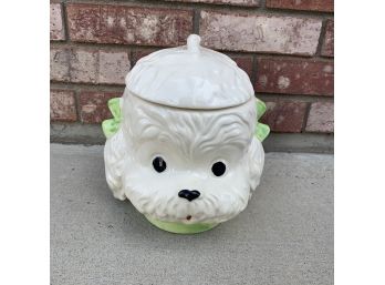 Poodle Cookie Jar