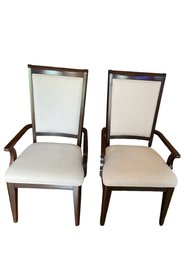 Pair Of Upholstered Dining Chairs