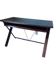 Desk With Smoked Glass Top