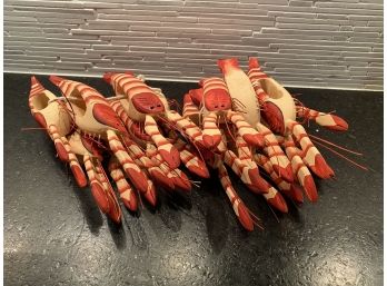 Dansk Painted Lobster Napkin Holders (2/2)