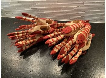 Dansk Painted Lobster Napkin Holders (1/2)