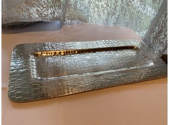 Metal Hammered Tray
