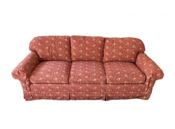 Elephant Patterned Upholstered Sleeper Sofa