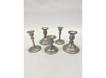 Pewter Candleholder Collection