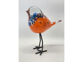 Murano Style Glass Bird