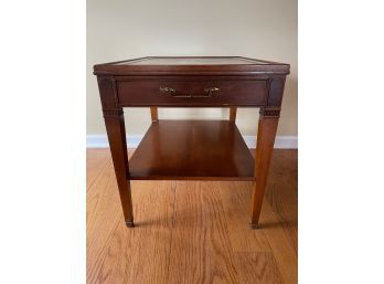 Heckman Leather Top Table
