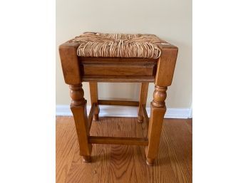Stool Or Small Table With Rush Top