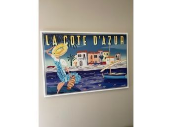 La Cote D'Azur Framed Print