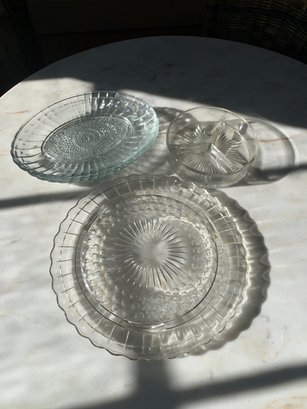 Collection Of Glass Trays