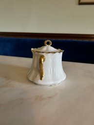 Heinrich  H&C Gold Trimmed Sugar Bowl And Lid