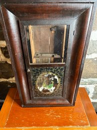 Antique Wall Clock Box - Cabinet Display