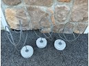 Rustic Spiral Candle Holders With Stone Base Set Of 3