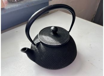 Black Cast Iron Tea Pot From Japan