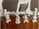Schaubach Kunst Cherub Figurines With Gilded Accents (Set Of 4)