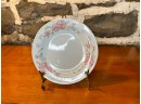 Set Of 3 McCrory Stores Pink Floral Plates