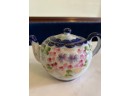 Takito/Nippon Hand Painted Teapot And Sugar Bowl